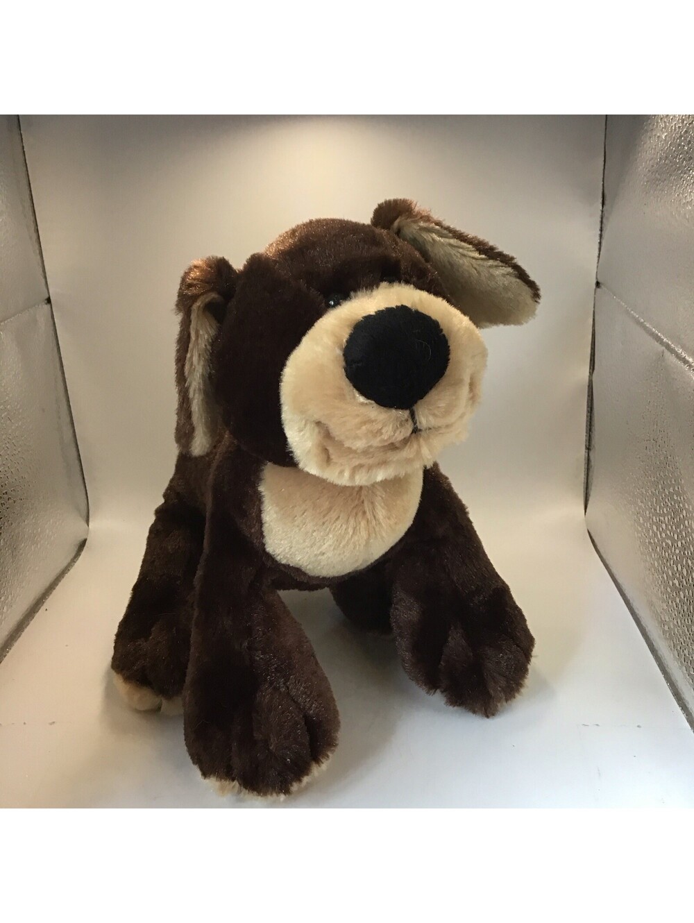 Webkinz Mocha Pup HM348 Ganz Plush Puppy Stuffed Animal Dog No Code Brown